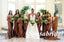 Mismatched Brown Soft Satin Sleeveless Mermaid Floor Length Bridesmaid Dresses, BD3341