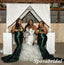 Sexy Soft Satin Sweetheart V-Neck Mermaid Floor Length Bridesmaid Dresses, BD3365