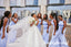 Sexy Soft Satin Halter Sleeveless Mermaid Floor Length Bridesmaid Dresses, BD3354