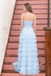 Elegant Chiffon Sweetheart Sleeveless Ruffled A-Line Floor Length Prom Dress, PD4084