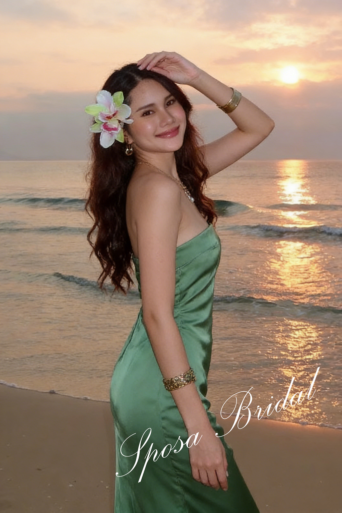 Simple Soft Satin Sweetheart Sleeveless Mermaid Maxi Prom Dress, PD4097