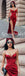 Sexy Soft Satin Spaghetti Srtraps V-Neck Sleeveless Side Slit Mermaid Long Prom Dresses, PD3595