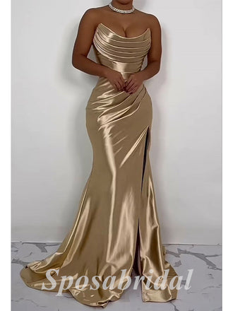 Cross Back Sequin Tulle Mermaid Prom Dresses, Long Prom Dresses, Cheap Prom Dresses, Simple Prom Dresses, PD0438