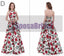 Fashion Newest Mismatched Two Pieces Sleeveless A-line Unique Prom Dresses, PD0477