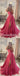 Sexy Spaghetti Straps V-Neck Sleeveless Side Slit A-Line Long Prom Dresses,PD3630