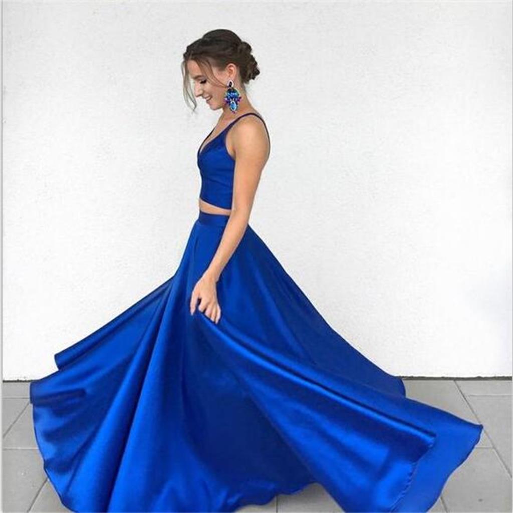 Royal Blue Homecoming Dress, Short Prom Dress, Evening Dress ,Winter F –  Promcoming
