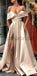 A-Line Elegant Charming Long Formal Prom Dresse, Evening Gowns with Split, PD0941