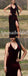 Sexy Velvet Spaghetti Straps V-Neck Sleeveless Side Slit Mermaid Long Prom Dresses, PD3585