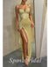 Sexy Sequin Sweetheart V-Neck Sleeveless Side Slit Mermaid Long Prom Dresses, PD3589