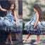 Blue Short Cute Best Sale Soft New Unique Flower Girl Dresses, Popular Little Girl Dresses, FG100