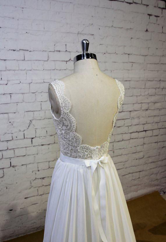 Sexy Backless Lace Cap Sleeves Cheap Beach Wedding Dresses Online, WD3 SposaBridal Sexy Backless Lace Cap Sleeves Cheap Beach Wedding Dresses Online, WD3 SposaBridal