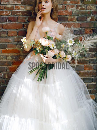 Mermaid Cap Sleeves See-though Open-back Beading Wedding Dresses, WD0476
