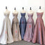 A-line Spahetti Staps Sparkly Stunning Simple Cheap Prom Dresses PD2296