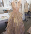 A-line Unique Design V-Neck Long Modest Fashion Formal Prom Dresses PD1751