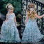 Blue Cute Halter Popular Flower Girl Dresses, FG149