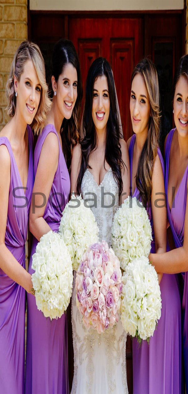 Beach Cheap Purple Elegant Bridesmaid Dresses, Wedding Guest WG791 SposaBridal Beach Cheap Purple Elegant Bridesmaid Dresses, Wedding Guest WG791 SposaBridal