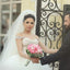 Beaded Crystal Off Shoulder Wedding Dresses, Gorgeous Elegant Popular Sparkly Bridal Gwons,WD0344