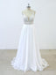 Spaghetti Straps Lace Beaded Cheap Beach Wedding Dresses Online, WD377