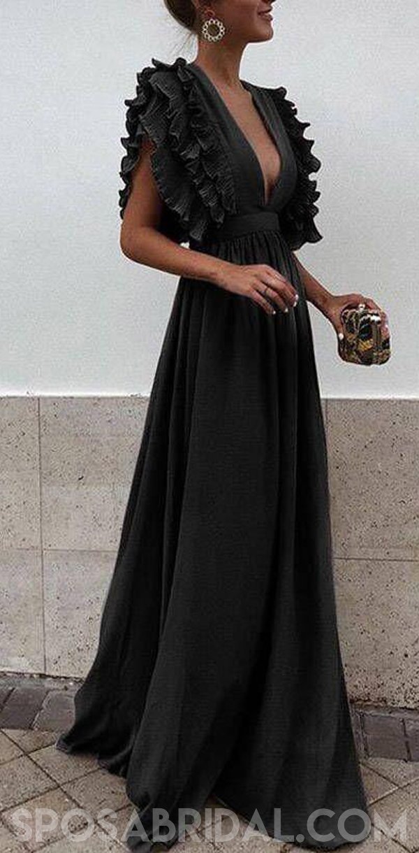 cheap boho prom dresses Fairy Dusty Blue Tulle Floral Lace Boho Prom Dress