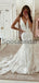Charming Mermaid Unique Lace Dream Romantic Wedding Dresses WD0437