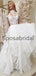 Charming Unique Lace High Neck Long Sleeves Wedding Dresses, Prom Dresses WD0444