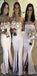 Charming Mermaid Elegant Simple Satin Long Strapless Bridesmaid Dresses, WG533