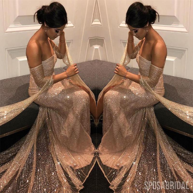 Charming Modest Long Sleeves Sequin Sparkly ELegant Formal Vintage Lon SposaBridal Charming Modest Long Sleeves Sequin Sparkly ELegant Formal Vintage Lon SposaBridal