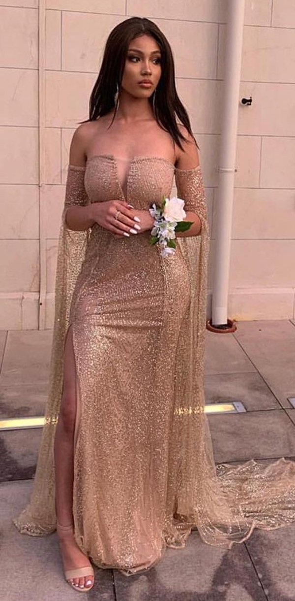 Charming Modest Long Sleeves Sequin Sparkly ELegant Formal Vintage Lon SposaBridal Charming Modest Long Sleeves Sequin Sparkly ELegant Formal Vintage Lon SposaBridal