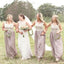 Cheap A-Line Floor-length Top Lace Most Popular Chiffon Bridesmaid Dresses, PD0489