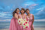 Cheap Chiffon Pink Cap Sleeves  Real Made Split Bridesmaid Dresses, New Popular Wedding Guest Dresses, WG300 - SposaBridal