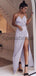 Cheap Lavender Spaghetti Straps Simple V-Neck Best Sale Modest Prom Dresses, Evening dresses PD1855