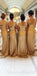 Cheap Sequin Sparkly Champagne  Long Elegant Best Sale Bridesmaid Dresses WG584