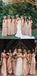 Convertible Unique Design New  Long Soft Custom Bridesmaid Dresses, wedding guest dress WG569