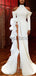Custom Mermaid High Neck Long Sleeves Unique Modest Prom Dresses PD1932