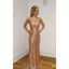 Halter Sparkly Sequin Long Mermaid Elegant Modest Pretty Prom Dresses, Evening Dress, PD1313