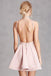 Sexy Backless Pink Cheap 2018 Homecoming Dresses Under 100, CM400