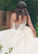 Lace V-neck Neckline  Free Custom Handmade Wedding Dresses,WD0348