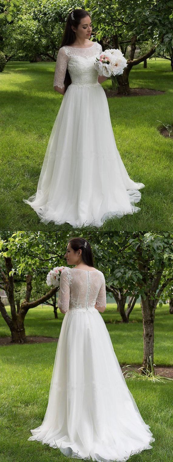 Lace Sleeve Wedding Dresses & Gowns | Online Bridal Shop – Olivia Bottega