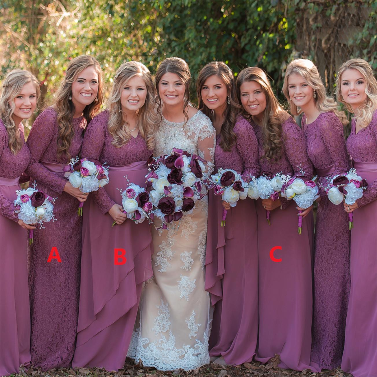 Cap Sleeve Mermaid Bridesmaid Dresses, Long Bridesmaid Dresses, Cheap Bridesmaid Dresses, WG19
