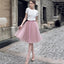 Charming Short Tulle Lovely Pink Green Prom Dresses, Teenage Prom Dress, Homecoming Dresses, PD0463