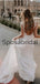 Mermaid Elegant Beach Long White Wedding Dresses WD0547