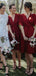 Mismatched Burgundy Summer Beach Hot Bridesmaid Dresses WG816