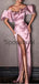 New Arrival Fashion Boat Neck Off the Shoulder Satin Simple Prom Dresses PD2067