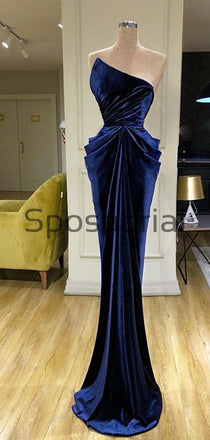 New Arrival Mermaid Unique Design Blue Sexy Fomal Prom Dresses PD2058