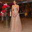 A-line Stunning Sequin Custom Made Party Long Prom Dresses PD2297