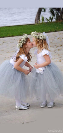 Popular Tulle Cute Unique Lovely Custom Flower Girl Dresses, FG139