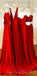 Sexy Red Mismatched Elegant Long Bridesmaid Dresses, Prom Dresses WG581