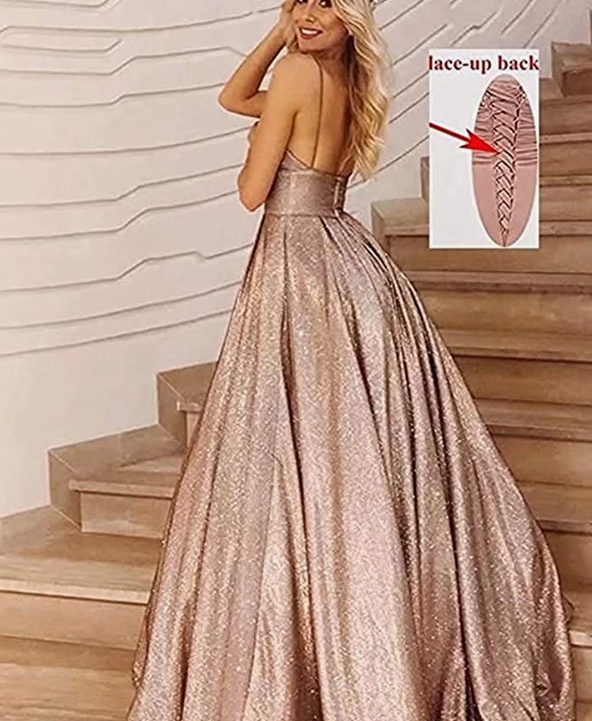 A-line Spaghetti Straps Sparkly Purple Long Shining Gorgeous Prom Dres SposaBridal A-line Spaghetti Straps Sparkly Purple Long Shining Gorgeous Prom Dres SposaBridal
