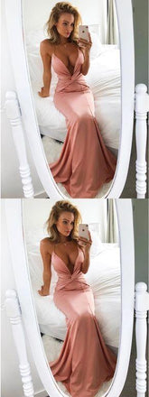 Sexy Long Simple Soft Elegant Modest Mermiad Prom Dresses, evening party dress, PD0789