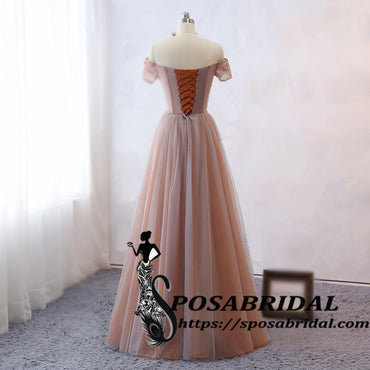 Sexy Off Shoulder Prom Dresses, Sweetheart Neck Flowers Long  Women Formal Bridesmaid Dresses ,WG327
